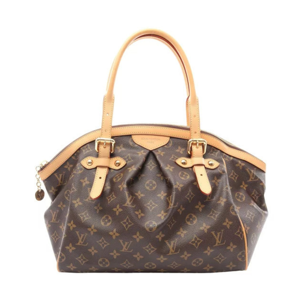 Louis Vuitton Tivoli Handbag Canvas Leather Monogram Brown